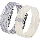 Nylon Loop Sport Hume Band Replacement Strap Compatible with Hume Band 1.0 | Soft Breathable Wristband for Hume Health Band Fitness Tracker,Adjustable Wrist Bands for Women Men