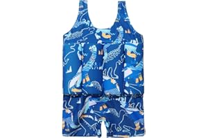 IBTOM CASTLE Kids Float Swimsuit Buoyancy Sticks for Baby Boys Girls One Piece Floating Swim Vest Training Aid Swimwear