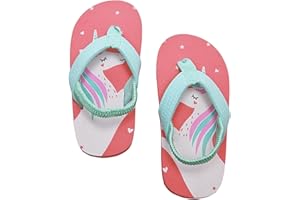 Ceruwum Toddler Girls Beach Pool Flip Flops Sandals Water Shoes