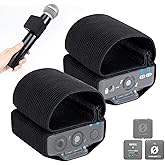 SUNMON Hand Microphone Elastic Sleeve for Rode Wireless Go 2, Pro/ME - 2 Pack Accessories for Speech, Interview Camera, Wedding Handheld Microphone