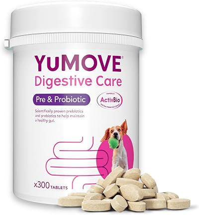 YuMOVE Digestive Care Dog Pre and Probiotics 300 Tablets