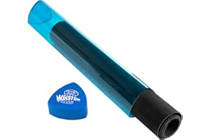 MONSTER PROTECTORS Monster TCG Gaming Prism Playmat Tube(Translucent Blue)-Won't Roll Off Surfaces-Easy in and Out Design-Store Your Card & RPG Playmats Better-For Pokemon Yugioh Magic the Gathering DND Dungeons Dragons