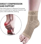 AVIDDA Ankle Support Brace 2 Pack Beige Size Large L view 2