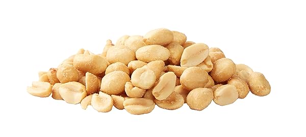 AMAZON BRAND – HAPPY BELLY ROASTED AND SALTED PEANUTS, 44 OUNCE (PACK OF 1)
