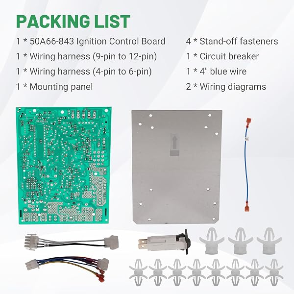 RENDROX 32M8801 FURNACE CONTROL CIRCUIT BOARD COMPATIBLE WITH LENNOX, REPLACE 10M9301 12L6901 56L8401