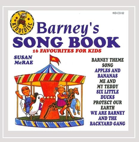 Susan Mcrae Barney S Song Book 16 Favourites For Kids Amazon