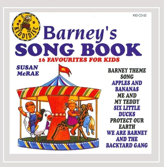 Susan Mcrae Barney S Song Book 16 Favourites For Kids Amazon