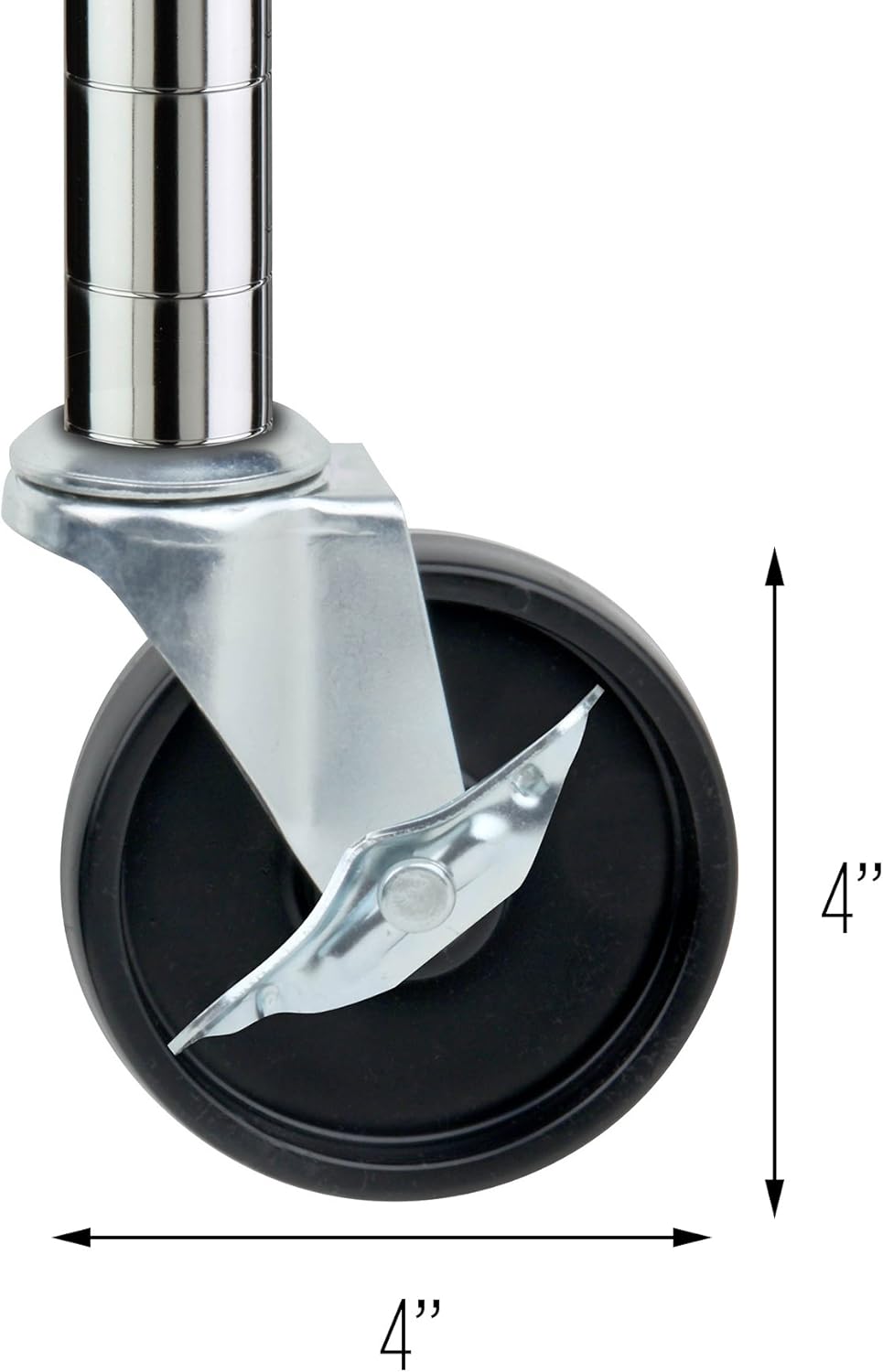 Honey-Can-Do 4-Inch Caster Roller Wheels for HCD Shelving Unit, Set of Four: Home Improvement