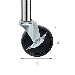 Honey-Can-Do SHF-01939 4-Inch Caster Roller Wheels