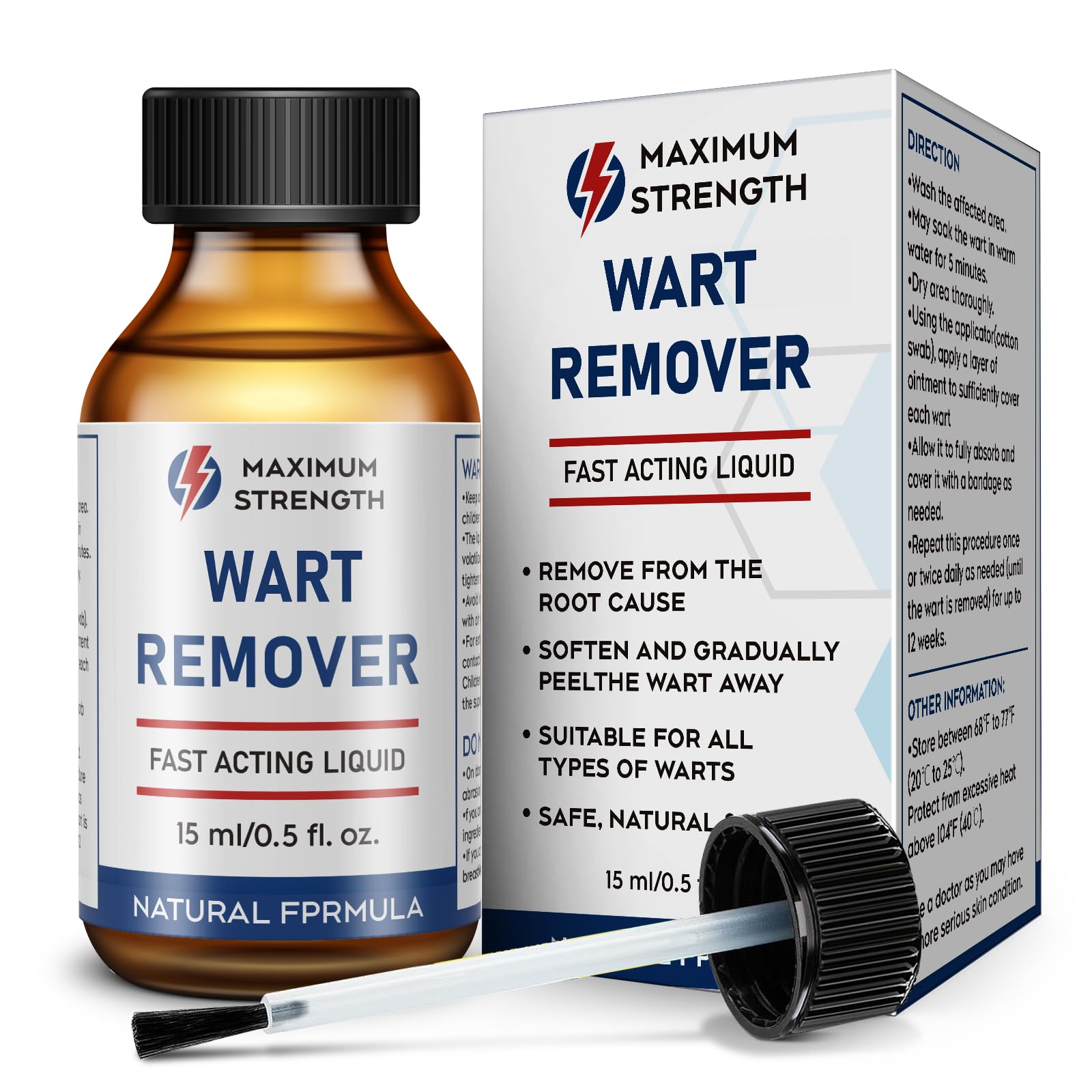 Photo 1 of "STAY STOKED" Wart Remover, Maximum Strength Wart Remover Freeze Off - Heavy-Duty Treatment for Stubborn Plantar Warts, Corns & Common Warts, Fast Results in 1-2 Weeks-H5516