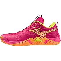 Mizuno Tênis unissex adulto Wave Momentum 4 Elite, Rosa Tetra