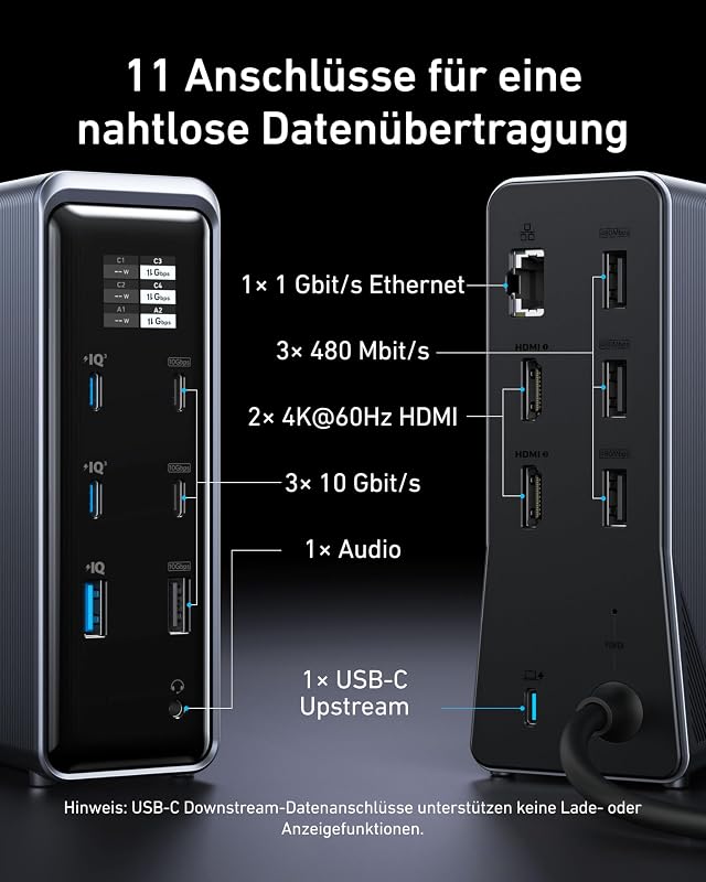 Prime Dockingstation, 14-Port mit 160W Max