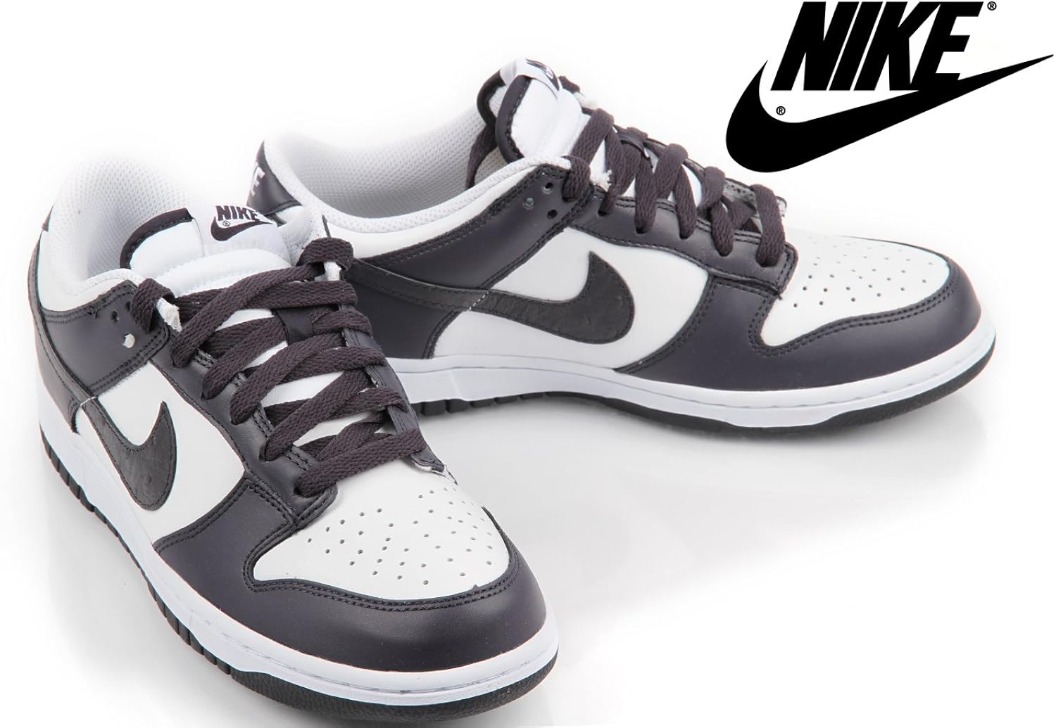 Nike Dunk LOW-45-11 318019-105-45-11 Blanc: Amazon.es: Zapatos y complementos