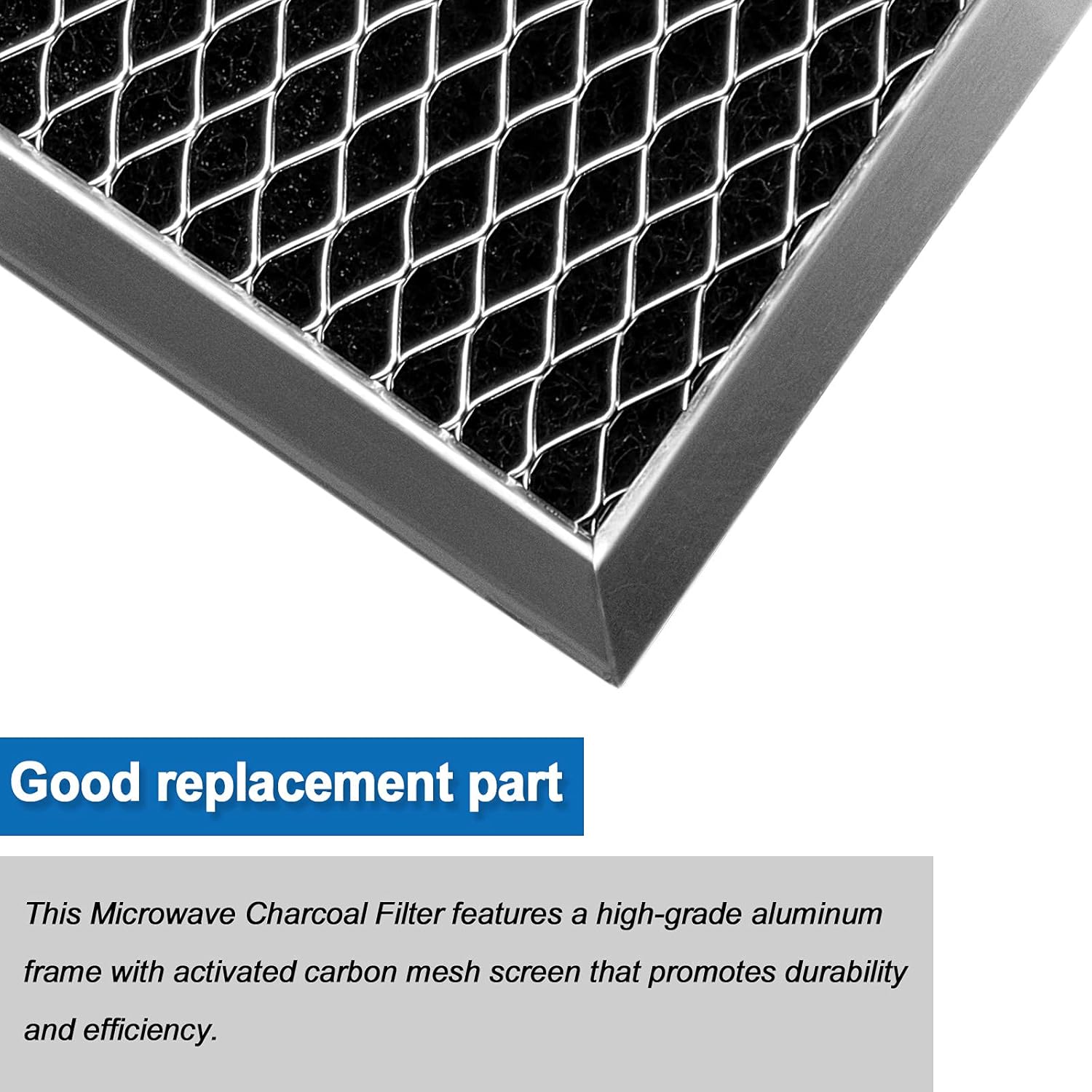 (4 Pack) JX81J WB02X11124 Microwave Recirculating Charcoal Filter Compatible with GE Microwave Oven Replace Filters WB2X11124, AP3791810 by Fetechmate: Home Improvement