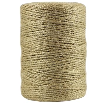 Edgeam 656 Fuss 200m Naturliche Jute Seil Schnur Dekokordel Fur Hang Etikett Grusskarte Geschenke Diy Basteln Garten 200 Meters Amazon De Kuche Haushalt
