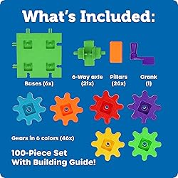 Learning Resources Gears! Gears! Gears! 100-Piece