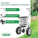 The Handy Broadcast Spreader 23kg Hopper, Adjustable, Puncture Proof Tyres view 6