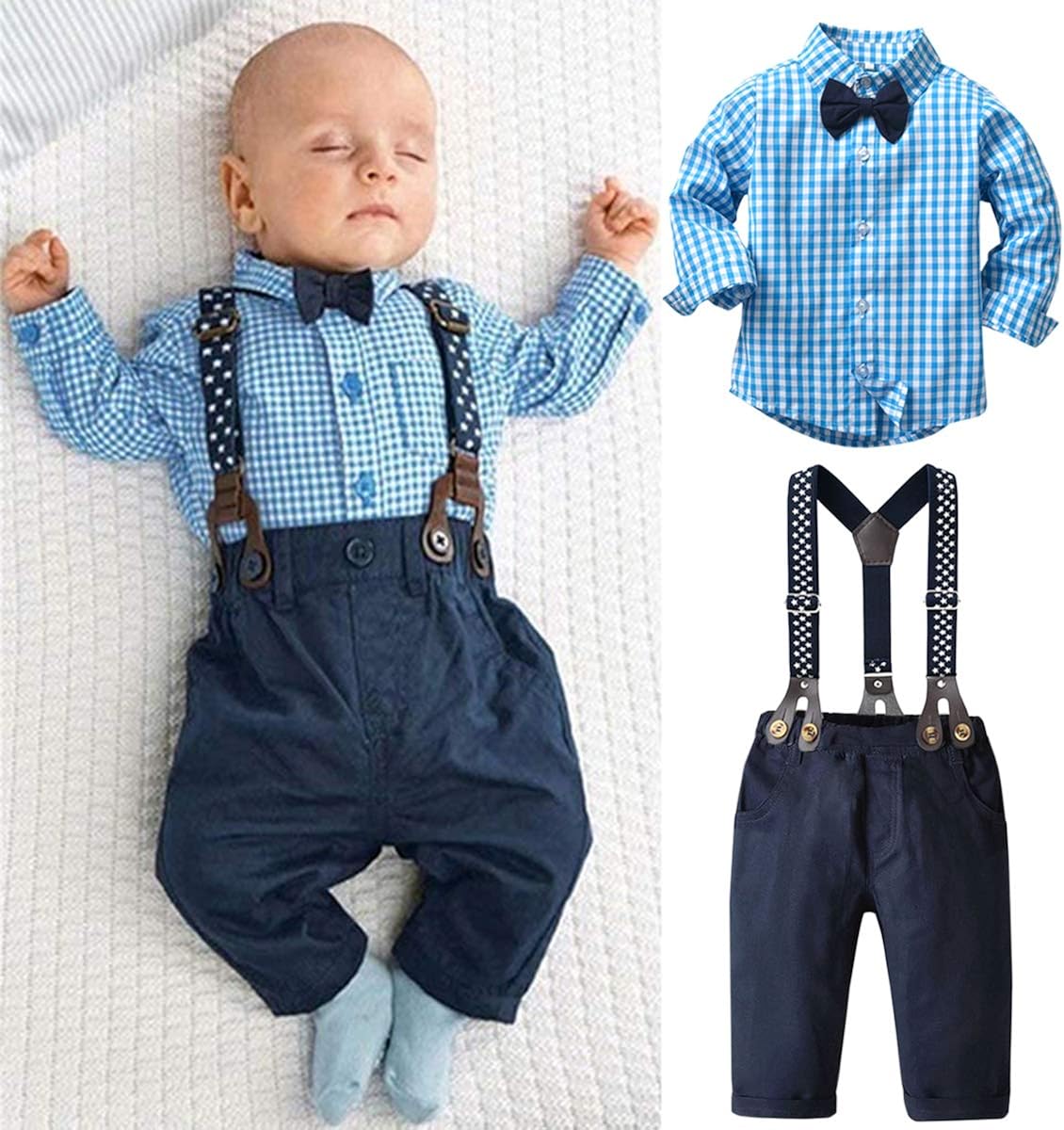 little boy suspenders outfit