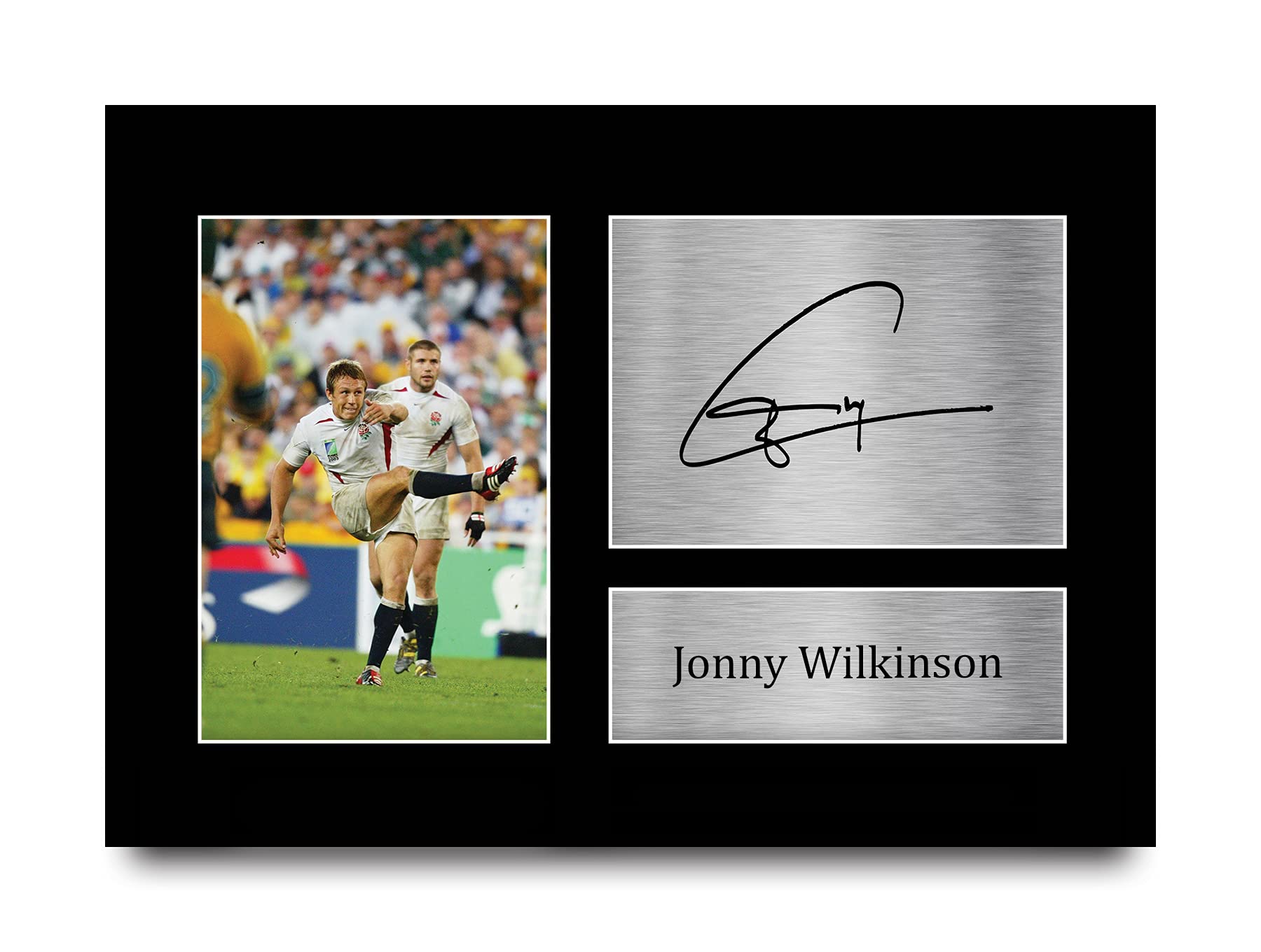HWC Trading Jonny Wilkinson Gift Signed A4 Printed Autograph England Rugby Union Gifts Print Photo Picture Display