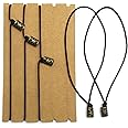Traveller's Notebook Elastic Bands - Leather Journal Refill Connection Band Straps Replacements - 5 Pack of Jump Bands with Toggles for Leather Journals and Standard TN Travellers Notebooks