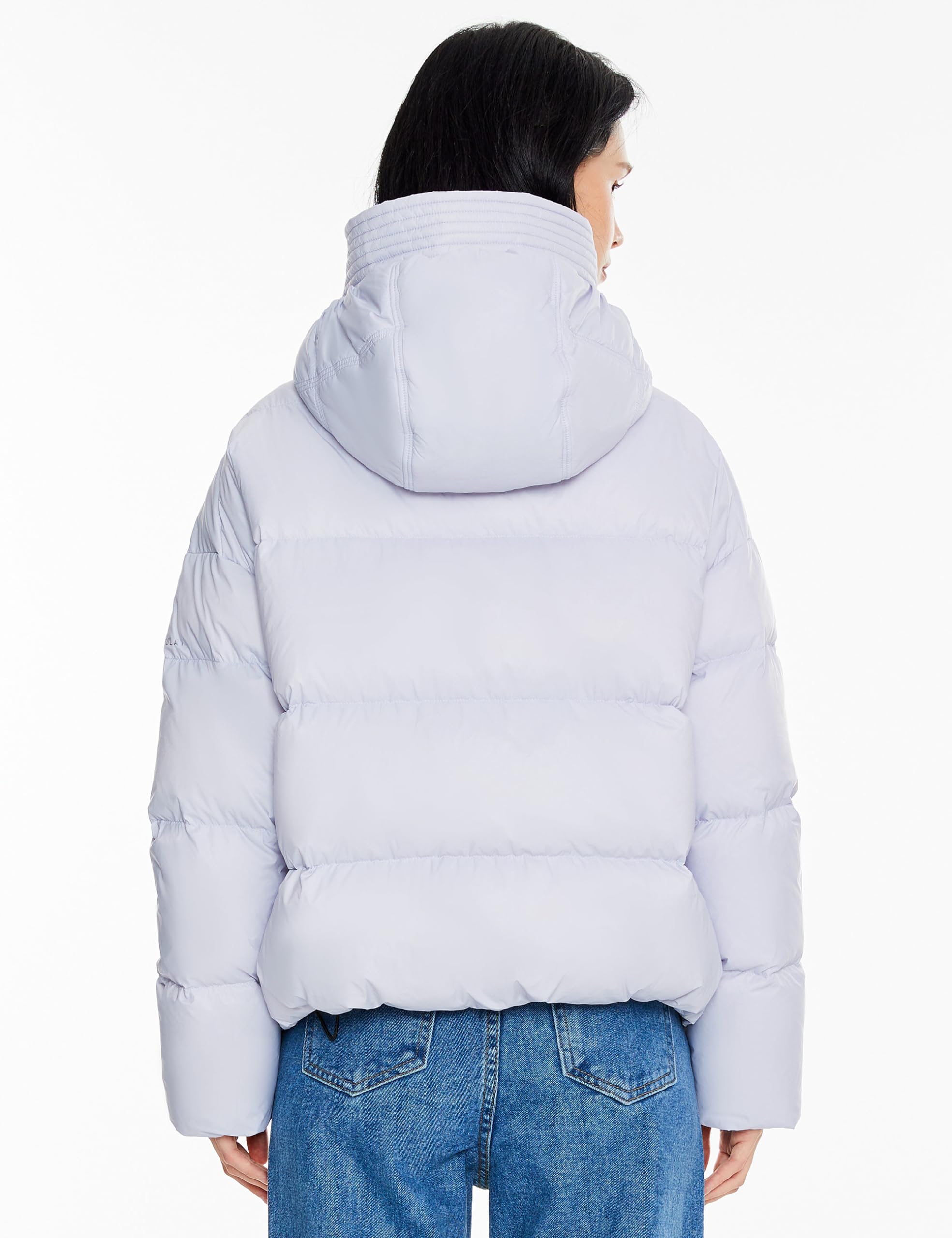 Orolay Women's Cropped Puffer Jacket Lightweight Winter Water-Resistant Down Coat with Hood