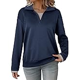 Dokotoo Sweatshirt for Women Long Sleeve V Neck Color Block Oversized Casual Pullover Sweatshirts Tops