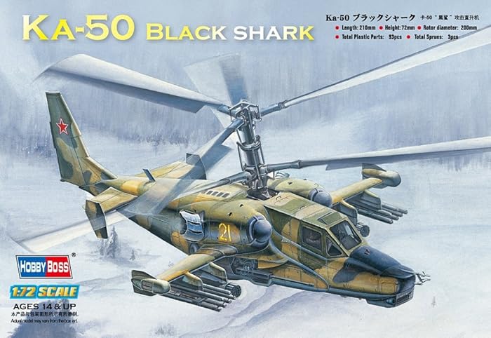 Hobby Boss Ka-50 Black SharkAttack Helicopter Model Building Kit