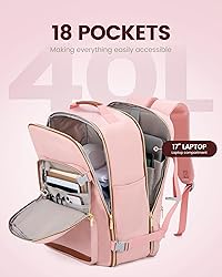 LOVEVOOK Travel Backpack for Women Men as Personal