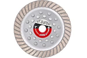 DT-DIATOOL Diamond Grinding Wheel 7 Inch for Concrete Masonry Hard Stone Premium Sintered Diamond Turbo Segmented Turbo Row Cup Wheel