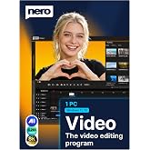 Nero Video 2026 | Video Editing Software for Windows | Movie Maker with 1000+ Effects, Motion Tracking, Multi-Track Editing, 4K &amp; 8K Support, DVD &amp; Blu-ray Authoring | Lifetime License | Win 11/10