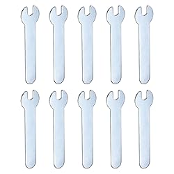 HARFINGTON 10pcs Small Wrench 5x66x1.5mm Metric