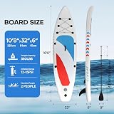 Panana 10ft8 Inflatable SUP Board Kit with Pump Paddle Leash Backpack view 2