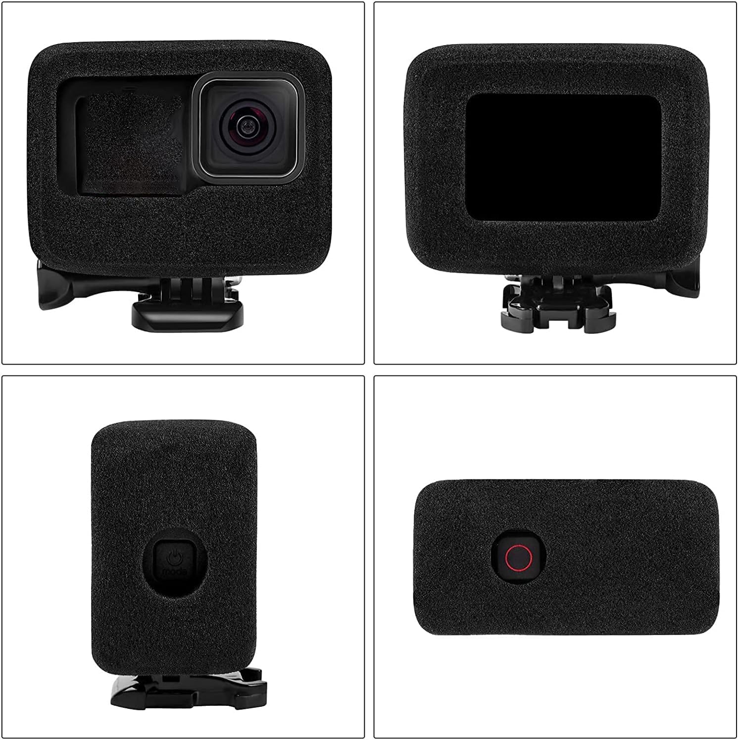 Taisioner Windslayer Cover Wind Muff for GoPro Hero 9/10/11/12/13 Black Housing Frame Case Video Noise Reduction Accessories