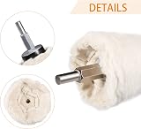 Heatigo 6Pcs Polishing Buffing Wheel Pad Kit for Drill Metal Wood Plastic view 2