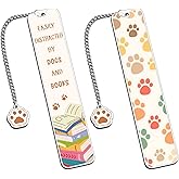 Cute Bookmarks for Book Lovers Dog Lovers Gifts for Women Girls Readers Girls Corgi Golden Retriever Gifts for Girls Dog Themed Gifts for Book Lovers Metal Bookmark Book Marks for Reading Women 2-Side