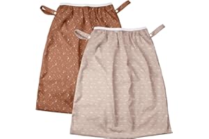 Mama Koala Pail Liner for Cloth Diapers, Reusable and Washable Waterproof Pail Liner with Strap for Diaper Pails, 2 Pack(P001)