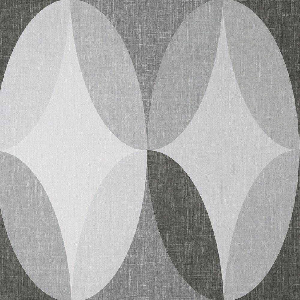 Kirby Oval Geo Charcoal