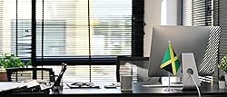 Krmkot Jamaica Jamaican Desk Flag Table Flag, Small
