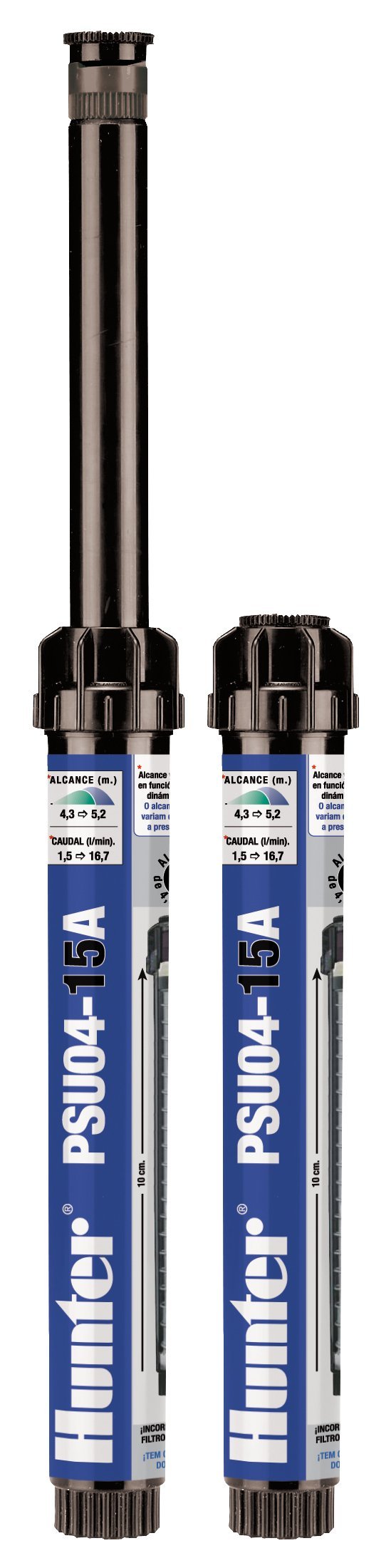 HUNTER psu0415 a – Pop-Up Diffuser, 10 cm, with Nozzle 15 A, Black