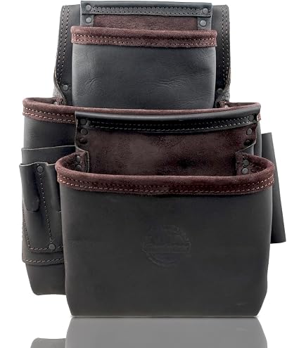 Graintex Ambassador Series Left-Handed Tool Pouch - Top Grain Leather For Framers & Handymen - View #11