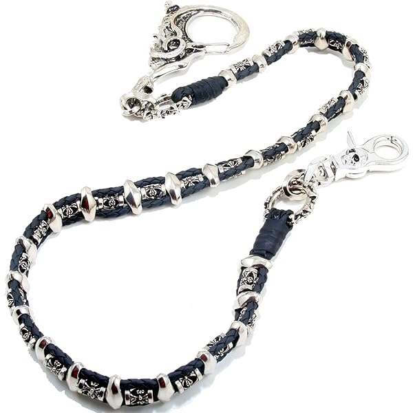 Amazon.com: DoubleK 2 Roof Durable Biker Key Jean Wallet Chain (24