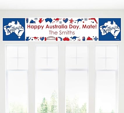 Amazon Com Big Dot Of Happiness Personalized Australia Day