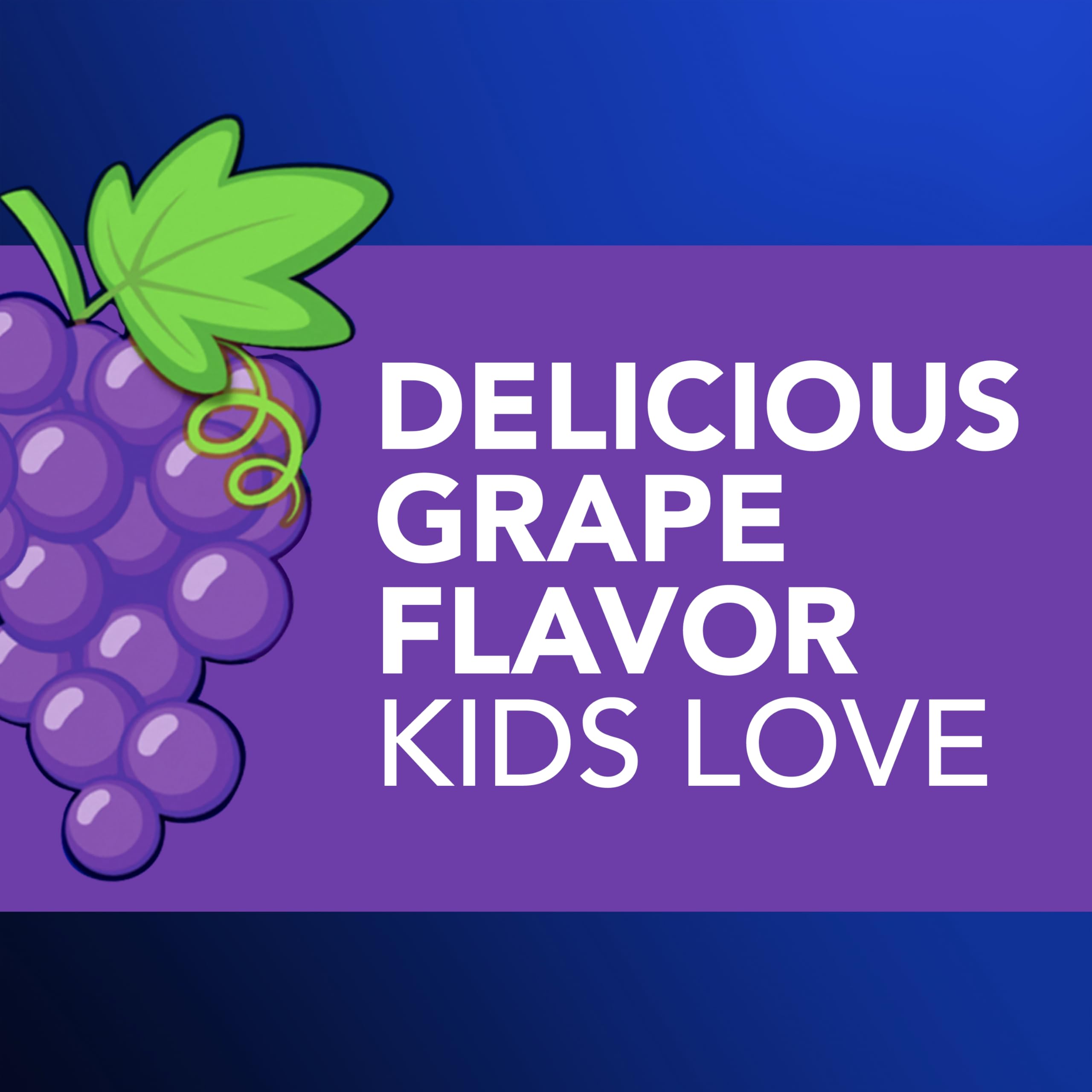 Vicks DayQuil and NyQuil Kids Grape Cold & Cough + Fever Multi-Symptom Relief Liquid Co-Pack, Specially Formulated for Kids Ages 6+, 2x8 OZ