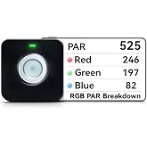 VBR-100 Quantum PAR Meter 6000umol/(㎡s), RGB PAR Breakdown, PPFD Distribution Mapping, Bluetooth Free App, Sensor Name(VBR-100 Plus), No Spectrum Selection