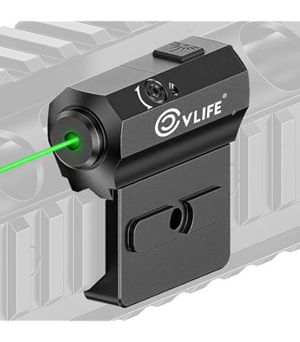 Votatu P4L-B Blue Laser Sight For Picatinny Rail - Tactical Rifle Laser With Strobe & USB Charging