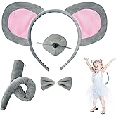Airline Pilot Costume,Pig Costume,Kids Mouse Costume Set,Grey Donkey Costume for Halloween Cosplay,Dress Up Party