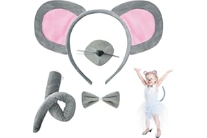 QYYIGUF Airline Pilot Costume,Pig Costume,Kids Mouse Costume Set,Grey Donkey Costume for Halloween Cosplay,Dress Up Party