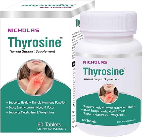 Buy Nicholas Nutraceuticals Thyrosine Thyroid Support Supplement with