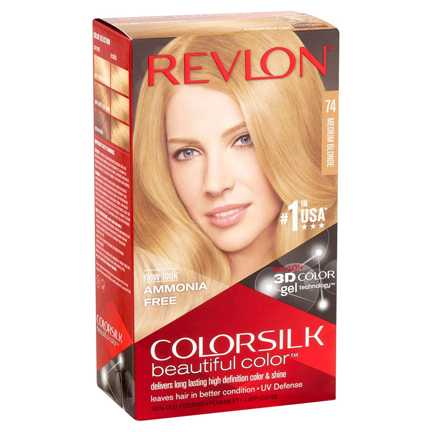 Revlon COLORSILK # 74 MEDIUM BLONDE