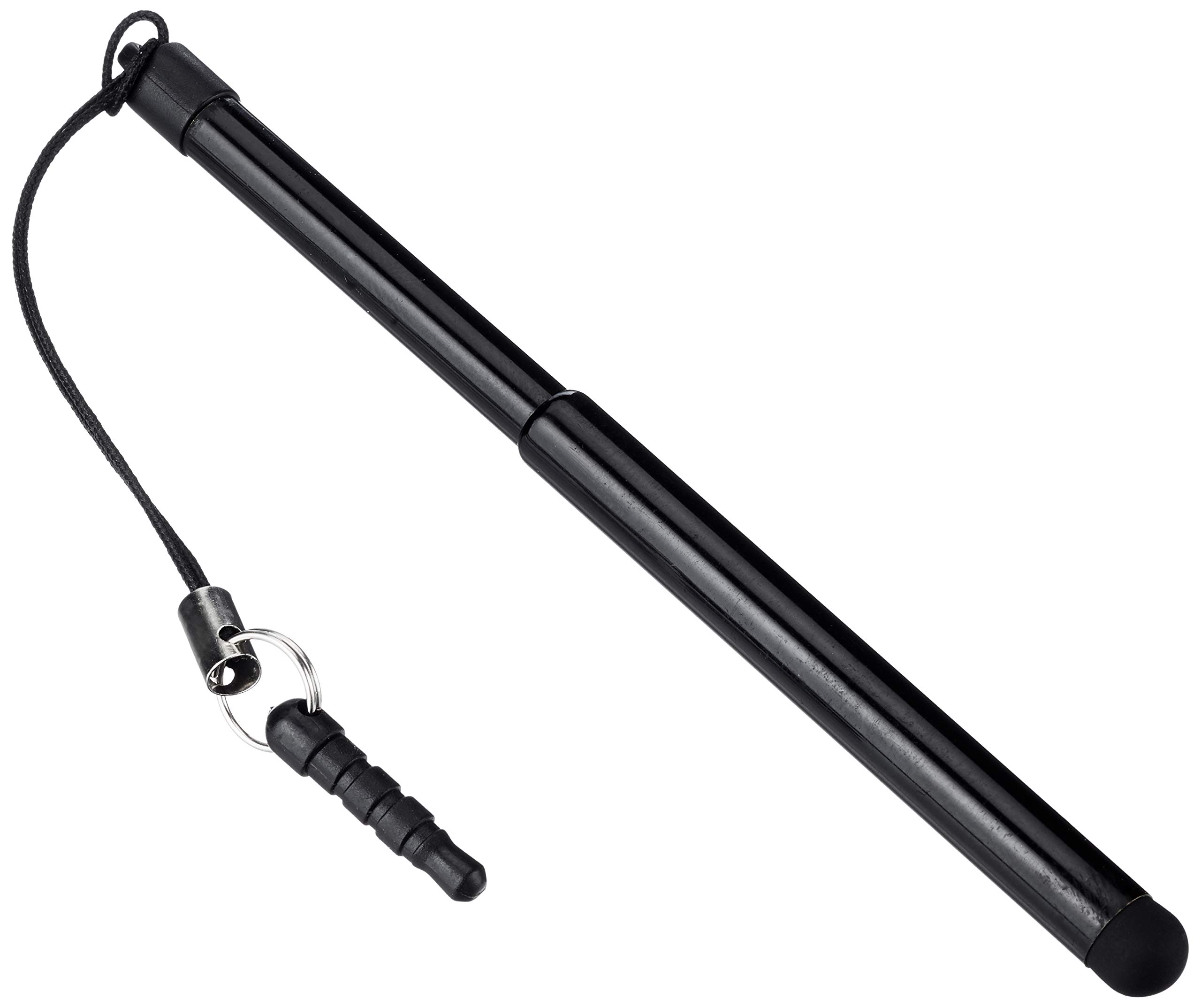System-S Retractable Capacitive Screen Input Pen for Smartphone, Touchscreen Mobile Phone, Tablet, PC, PDA, Black